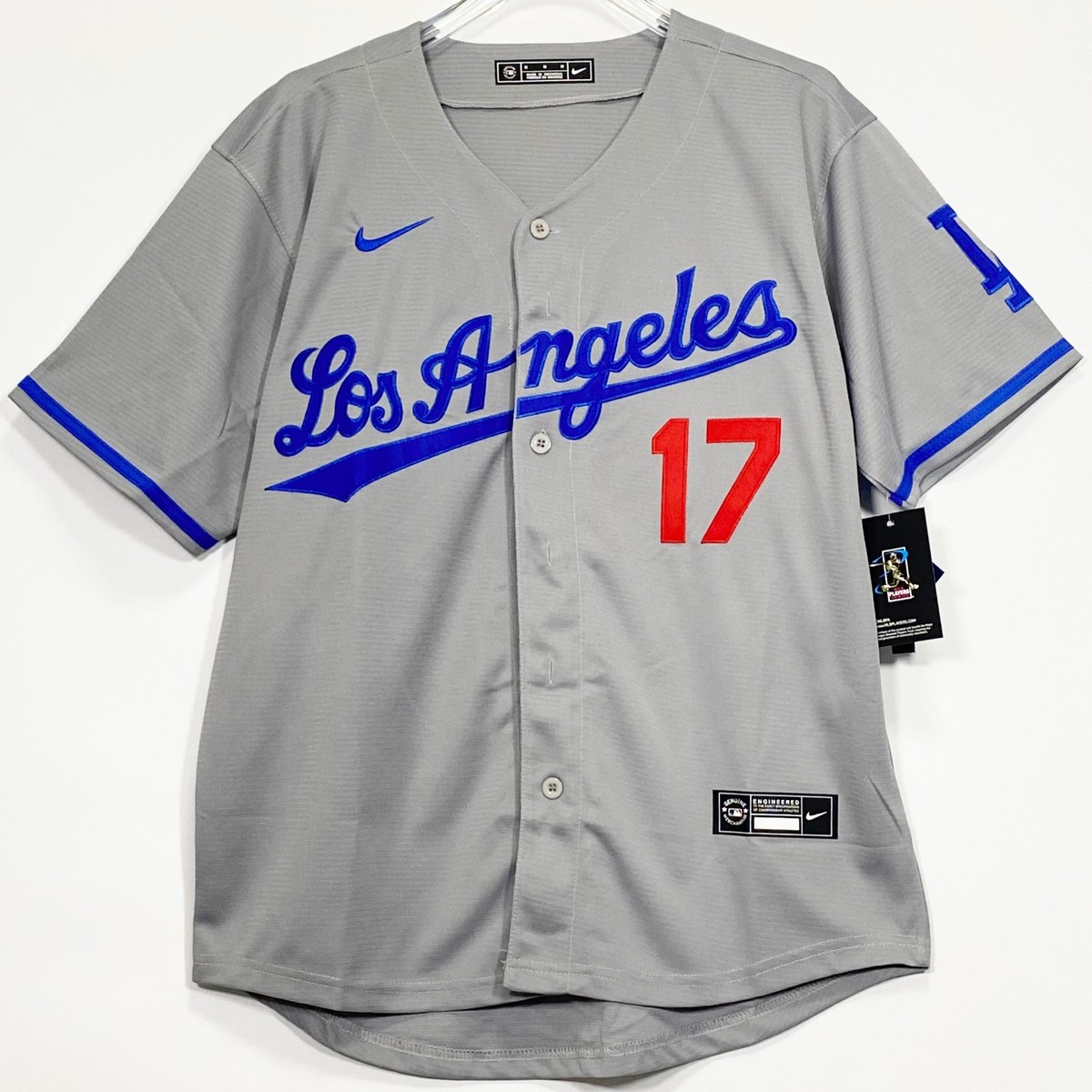 Shohei/#17/Ohtani/Dodgers/Stitched/Jersey/Gray/S/M/L/XL/2XL/3XL | eBay