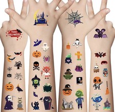 640 Piece Bulk Halloween Trick or Treat Fake Tattoos for Boys  Girls Assorted