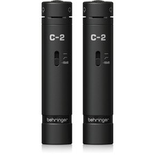 Behringer C-2 Matched Studio Condenser Microphone Pair - Dark Edition