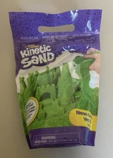 Kinetic Sand The Original Moldable Sensory Play Sand, Green, 2 Pounds. NWT
