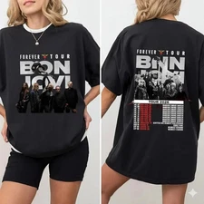 Bon Jovi 2026 Forever Tour T-shirt, Bon Jovi 2026 Concert, Bon Jovi Rock T-Shirt