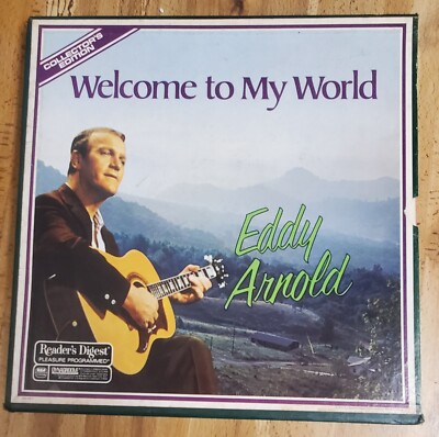 EDDY ARNOLD   WELCOME TO MY WORLD -6  SIX 12  33 RPM DISC BOX SET W/BOOKLET