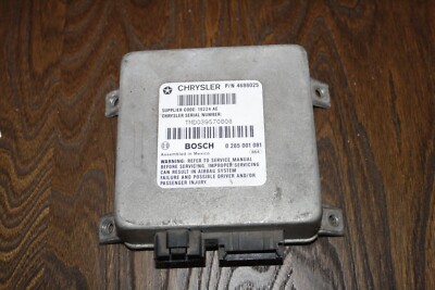 Chrysler Voyager 1994 Crash Sensors Module 0285001081 4688025
