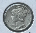 1942-S AU Mercury Dime (P1-19)