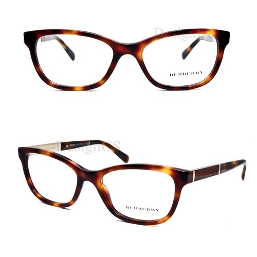 Burberry B 2232 3316 Havana Cat Eye size 51/17/140 Eyeglasses Made in Italy - Picture 1 of 8