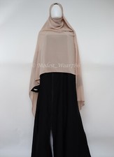 XL Premium Chiffon Hijab Wrap Shayla Scarf Shawl Muslim Headcover Skin Nude