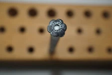 Vintage Rare Pre-1950 Leather Carving Flower Center Tool Stamp Craftool Co. No #