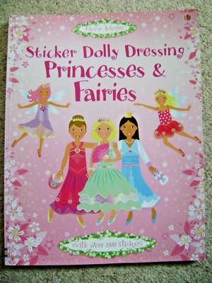 Children's book in English,Sticker Dolly Dressing Princesses& Fairies |  eBay UK