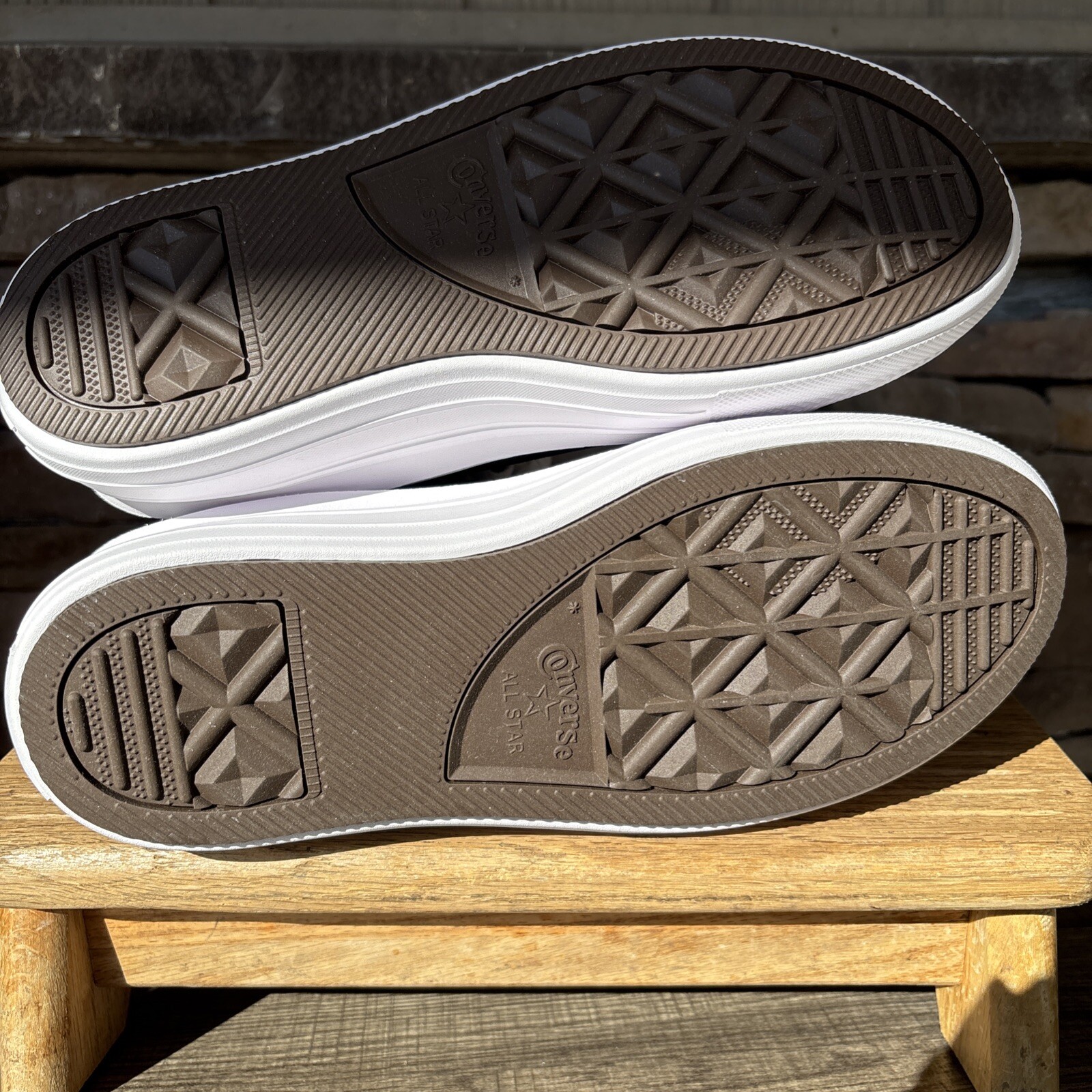 Converse Chuck Taylor All Star Move Platform in Black, White & Pink. Kids Size 6 thumbnail 14