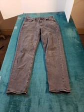 American Eagle Jeans Sz 6 Womens Black Pants Ladies Mid Rise Stretch Curvy Mom