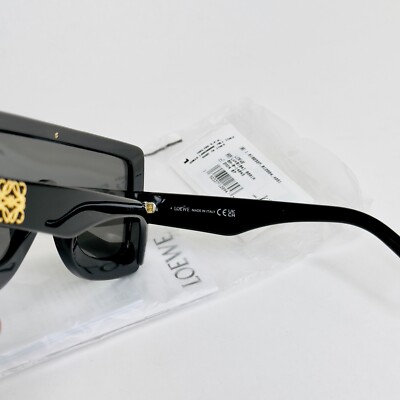 LOEWE SCREEN Chunky ANAGRAM MASK LW40104I Black Gray 40104 Unisex