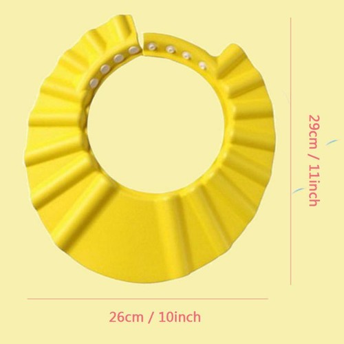 2 Adjustable Baby Shower Cap For Kids, Shampoo Bath Wash Hair Shield, Child safe - Picture 5 of 14