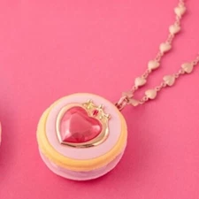 30th Anniversary Sailor Moon x Q-pot Prism Heart Macaron Necklace (Brand New!)