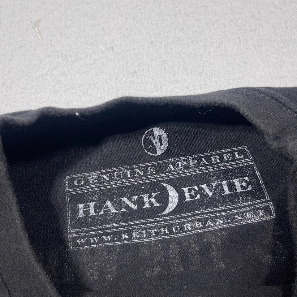 Camisa Keith Urbana Mediana Gira Mundial 2007 Concierto Música Country Negra Gráfico Foto 3 de 4