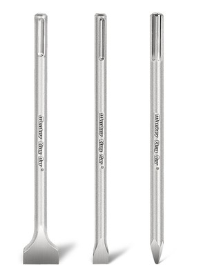 -Sds Max Bits 16'' SDS Chisel Set-3pcs Masonry Drill Bits Set Suitable with Al...