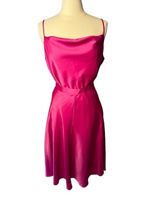 Banana Republic NEW Two Piece Satin Slip Dress Skirt Cami Large