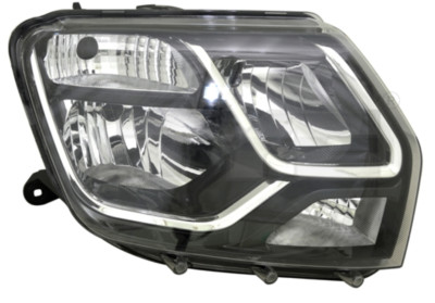 Kit De 2 Phares Avant Droit + Gauche Pour Dacia Duster 2010 - Halogène H1/H7 - TYC - Neuf