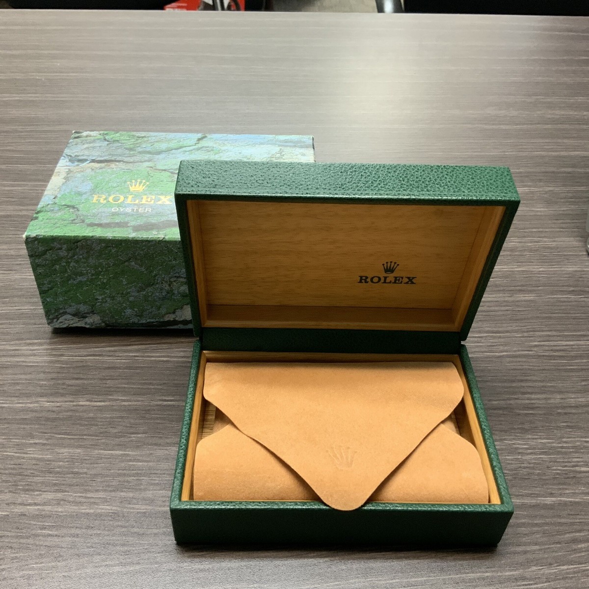 ROLEX ジュエリーボックス グリーン 正規/純正品】ROLEX