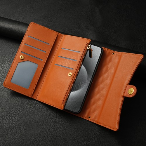For iPhone 16 15 14 13 12 Pro Max 11 XS 87 Leather Flip Case Magnet Wallet Cover - Zdjęcie 46 z 84
