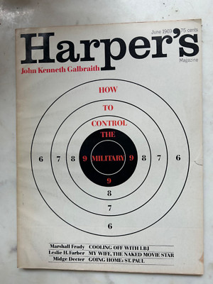 HARPER's June 1969 John Kenneth Galbraith Leslie Farber Frank O'connor