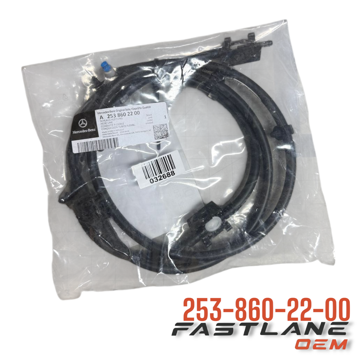 2016-2023 MERCEDES-BENZ GLC43/63 AMG/300/350E HOSE LINE NEW OEM