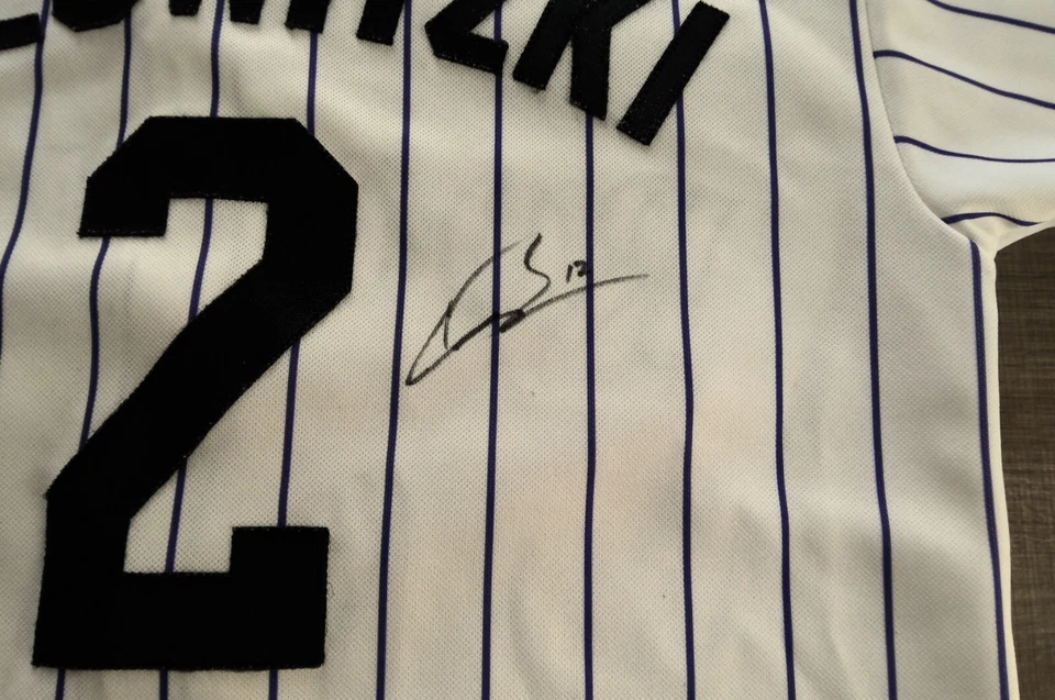 Troy Tulowitzki 2007 Colorado Rockies World Series Mens Home Jersey/Clint Barmes - Image 2 of 4