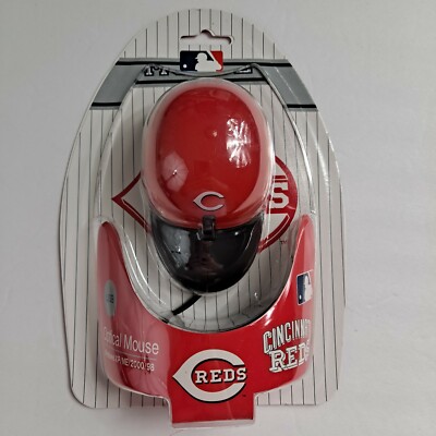 Cincinnati Reds Optical Mouse Baseball Hat USB Corded Fan RED