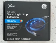 GE CYNC Smart LED Light Strip Extension Color Changing Lights Bluetooth