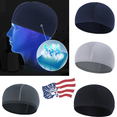 cap to wear under motorcycle helmet D.O.T. Daytona Skull Cap- Leather Covered XL Helmet Inner Cooling Cap is an Inner Cap that is worn under theHelmet Dainese Dry Cap Black Blue