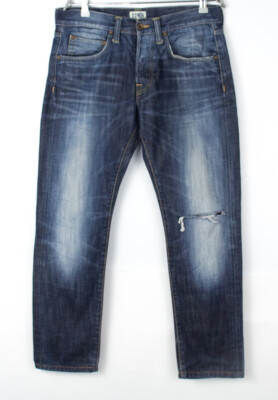 Edwin Herren ED-55 Bequemer Gerades Bein Jeans Größe W31 L28