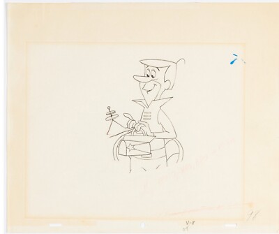 Jetsons (1962) Opening Title Original Production Drawing no Cel