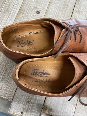Florsheim Mens Brown Oxford Shoes 10.5D | eBay display picture 1