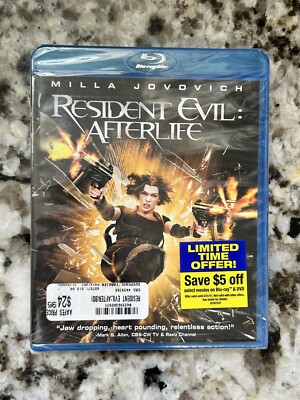Resident Evil: Afterlife (Blu-ray, 2010) BRAND NEW FACTORY SEALED BLU-RAY!
