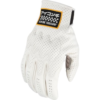 Icon Airform Slabtown  CE Gloves - White - Medium 3301-4810