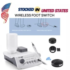 Dental Wireless Digital Control Ultrasonic Scaler w/ LED Handpiece 5 Tips VRN-A8