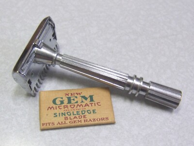 Vintage GEM American Safety Razor Single Edge 1940's  CLEAN