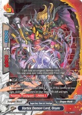 Bushiroad Future Card Buddyfight Vortex Demon Lord, Drum X-BT03A-UB01/0025EN R