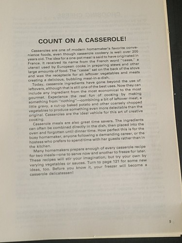 Vintage ~ Casseroles ~ Favorite Recipes Of Home Economics Teachers Cookbook 1982 - Picture 11 of 12