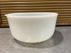 Vintage Glasbake Mixmaster Sunbeam 19CJ Large White Milk Glass Mixer Mixing Bowl