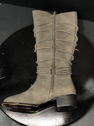 Stivali alla moda Steve Madden bambina JCHALLY tortora bambino taglia US 2 M - Foto 9 di 10