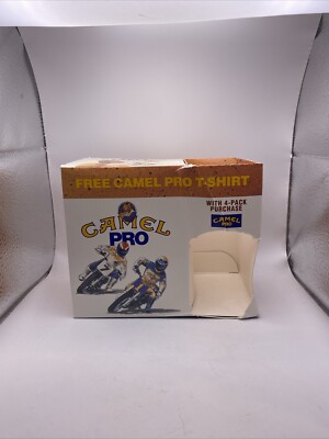 VTG 90s CAMEL PRO RACING MOTORCROSS MOTORCYCLE CIGARETTE PROMO POCKET T SHIRT XL