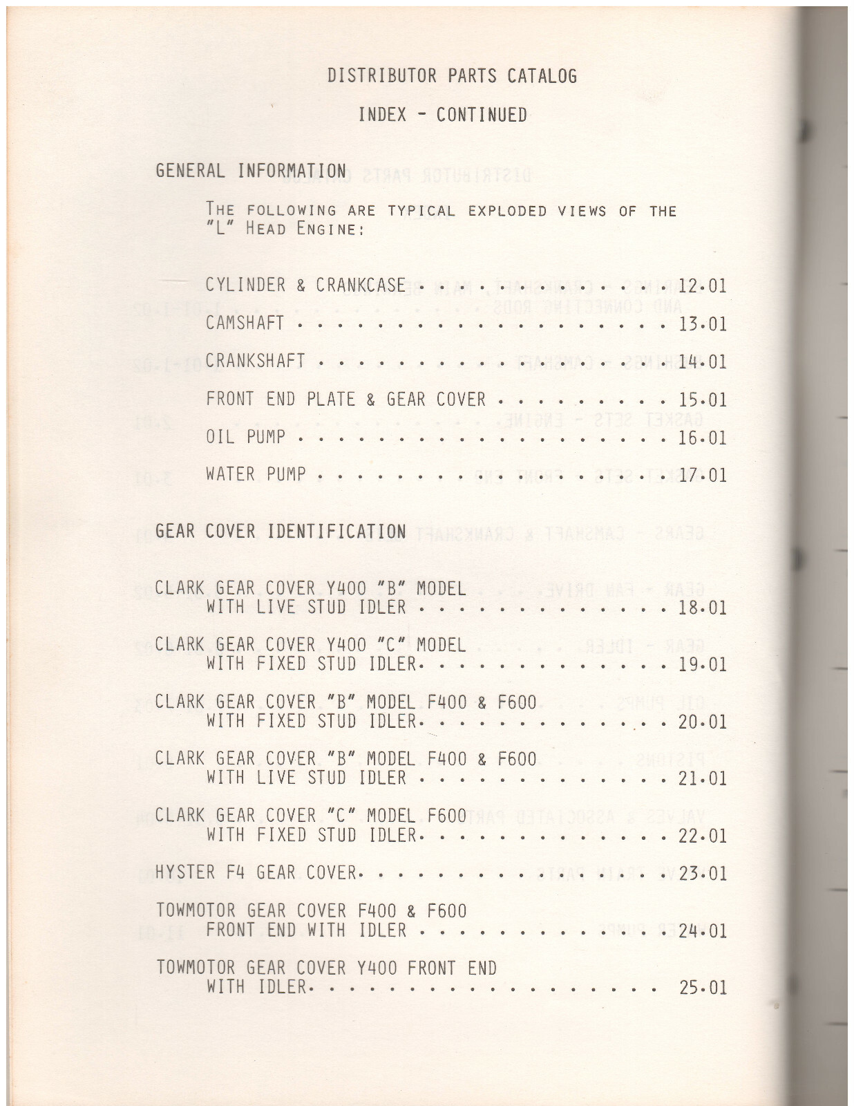 Teledyne Total Power Continental Motors Parts Catalog (TTP10010) {D1462