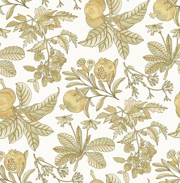 Fd26813_Middleton Klassische Botanische Goldocker Fine Decor Tapete-image