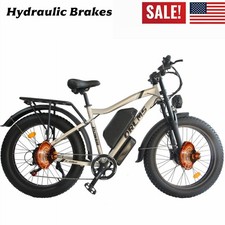 Dual Motor ELECTRIC BIKE 3000W 52V 25AH UP TO 37MPH E-bike 24" Fat Tire 7 SPEED