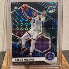 2020-21 Panini Mosaic Xavier Tillman RC Rookie Genesis #213 Case Hit Color Match