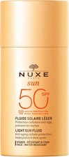 Nuxe Light Sun Fluid SPF50 High Protection Face 50ml, Lightweight Facial Sunscr