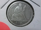 1876-S Seated Liberty Dime