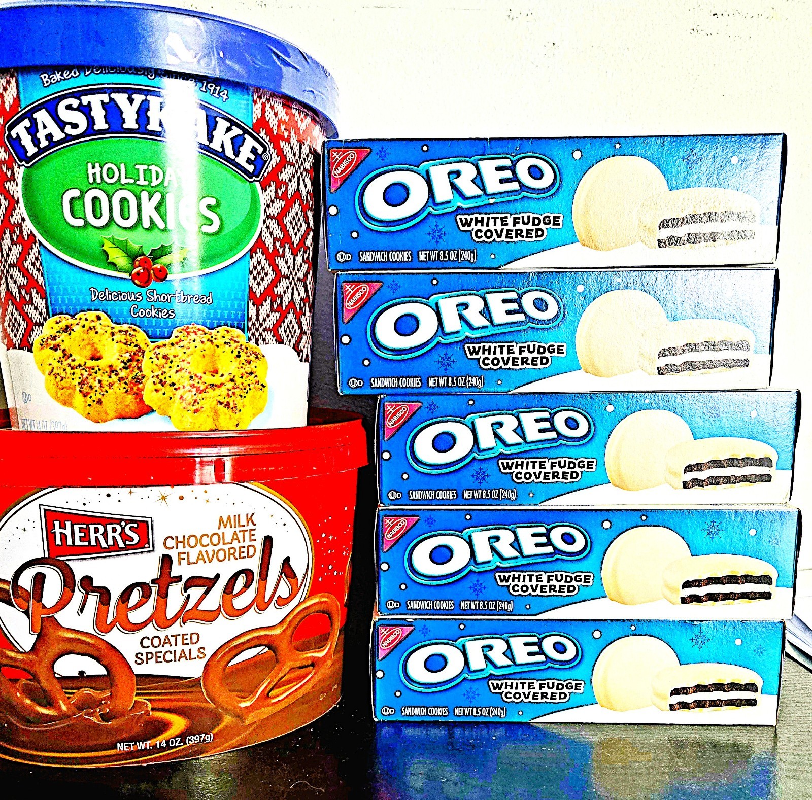 Lote Desierto Vacaciones / Ediciones Limitadas - Oreos / Choc. Pretzels / TastyKake