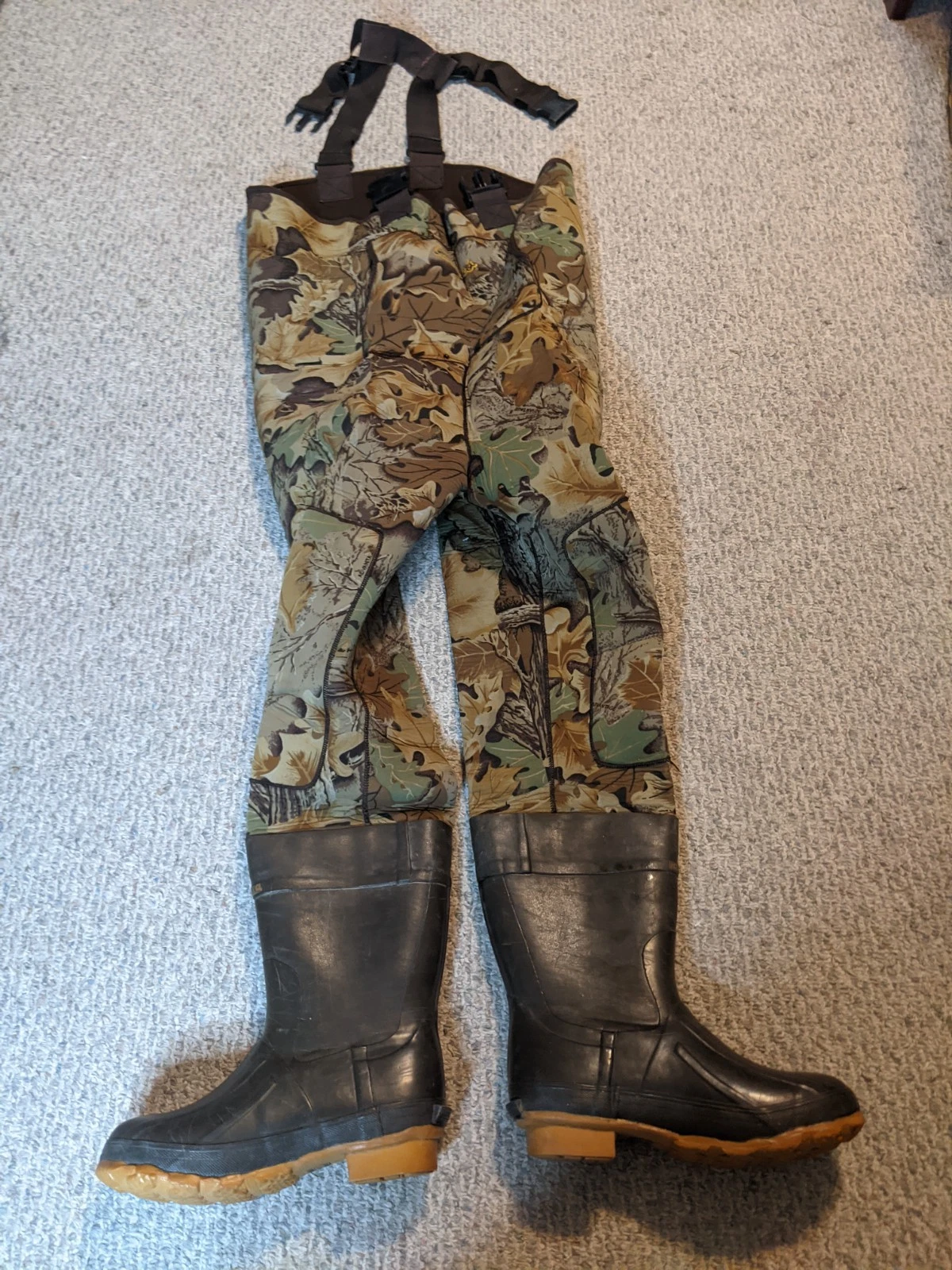 Cabela’s Men’s Chest Wader Sz 10s Steel Shank Boots