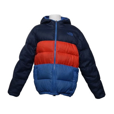 The North Face, Daunenjacke, Unisex (Kinder), Größe: 146/152, Blau/Rot #jK8